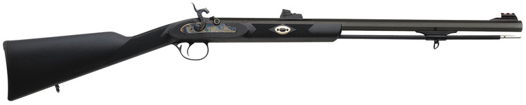 Traditions R3300850 Deerhunter 50 Cal Percussion 24 Blued Octagon Barrel Black Synthetic Stock - R3300850