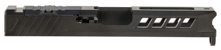 True Precision Inc Tpg19sbcrmr Axiom Optic Cut Slide Fits Glock 19 Gen13 Black Dlc Anodized 416r Stainless Steel - TPG19SBCRMR