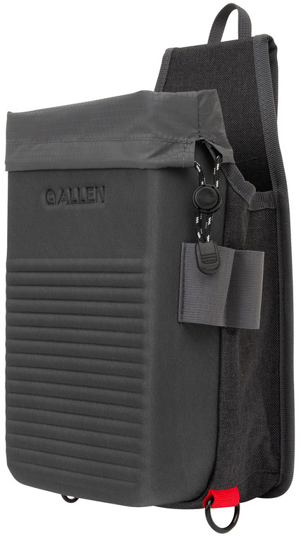 Allen 8334 Competitor Double Compartment Shell Bag Gray Molded Eva 12 Gauge - 8334