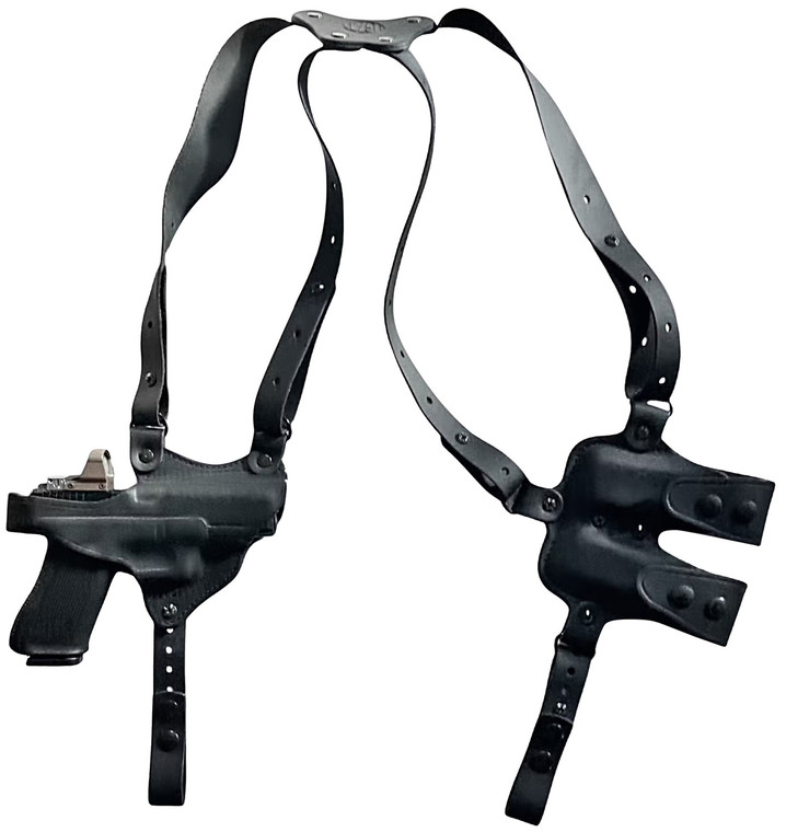 1791 Gunleather Nss2.1sblhr Optic Ready Shoulder Horizontal Black Fits Glock 17 Right Hand - NSS2.1SBLHR