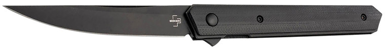 Boker 01bo339 Plus Kwaiken Air Pocket 3.54 Plain Black G10 Handle - 01BO339