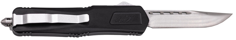 Great Lakes Firearms Glkmdsmtblk Glfa Medium 3.50 Otf Plain Steel Blade Black Cerakote Aluminum Handle - GLKMDSMTBLK