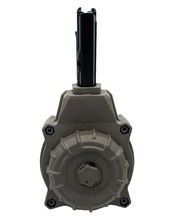 Promag Drma80fde 55rd Drum 5.7x28mm Fits Ar Style Flat Dark Earth Dupont Zytel Polymer - DRMA80FDE