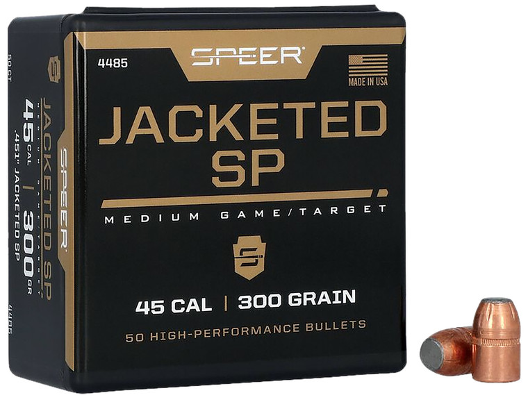 Speer 4485 Handgun Plinking .451 300 Gr Jacketed Soft Point - 4485