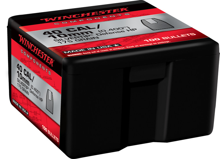 Winchester Ammo Wb40st175x Centerfire Handgun Reloading 40sw 175gr Silvertip Hollow Point 100 Per Box10 Case - WB40ST175X