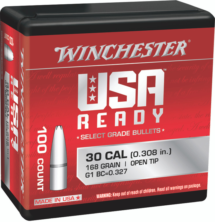 Winchester Ammo Wbr30168 Centerfire Rifle 308win 168gr Open Tip 100 Per Box10 Case - WBR30168 Winchester Ammo Wbr30168 Centerfire Rifle 308win 168gr Open Tip 100 Per Box10 Case - WBR30168