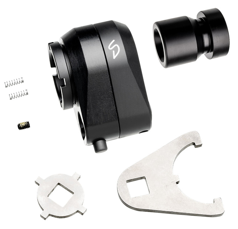 Stern Defense 008sdrabadminid1m Rapid Attach Mini Buttstock Adapter Black Aluminumsteel - 008SDRABADMINID1M