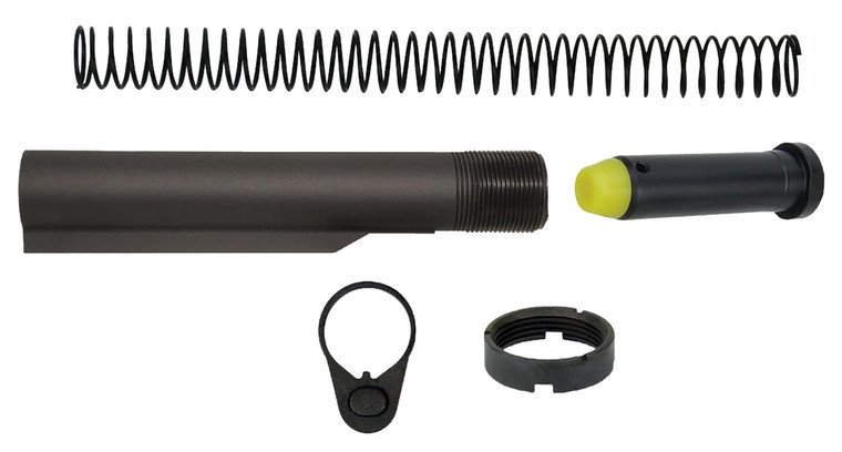 Tacfire Mar047pccap Milspec Buffer Tube Black Matte - MAR047PCCAP