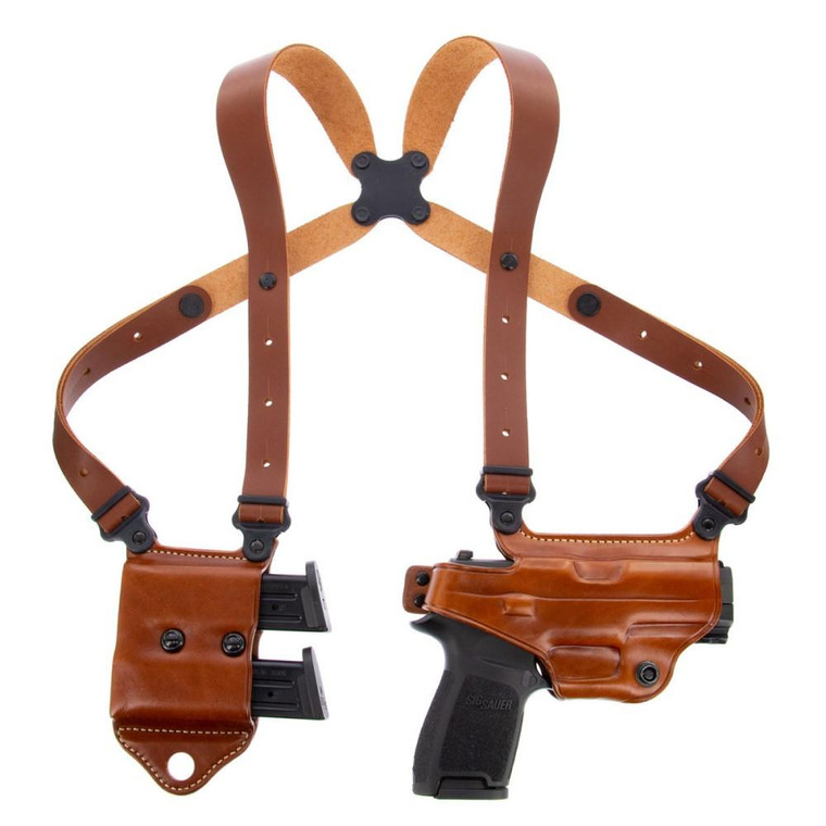 Galco Miami Classic Ii Shoulder System Holster For Sig Sauer P320 Full Size 9/40 Tan Rh - MCII820