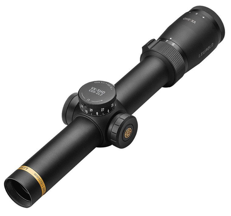 Blemished Leupold Vx-5hd Rifle Scope - 1-5x24mm 30mm Cds-zl2 Firedot Duplex Reticle Matte Black - 172367B