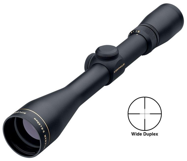 Blemished Leupold Rifleman Rifle Scope - 3-9x40mm Wide Duplex 32.9-13.1' Fov 4.2-3.7" Er Matte - 56160B