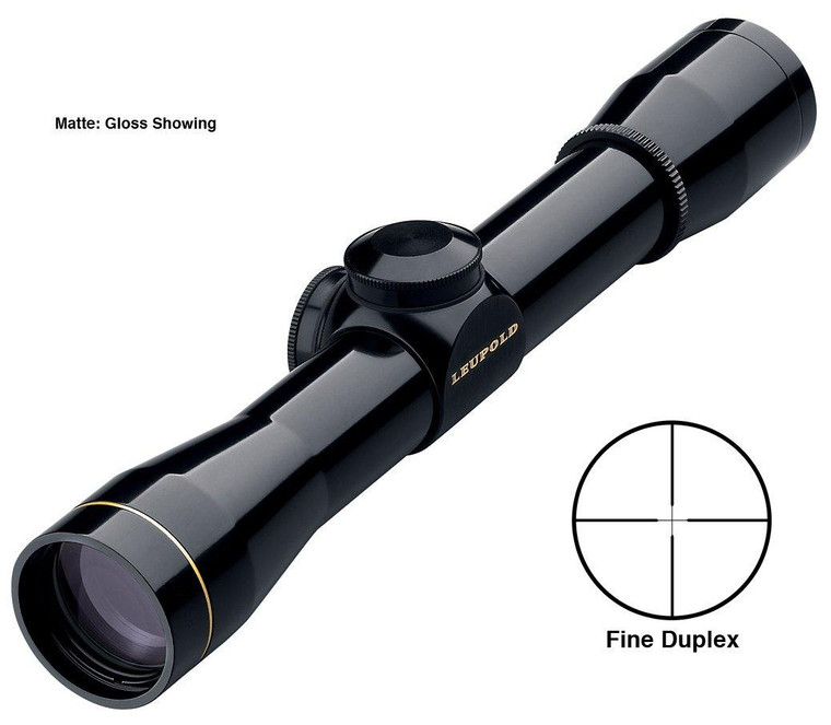 Blemished Leupold Fx-i Rimfire Scope - 4x28 Fine Duplex Reticle 1" Tube Matte - 58680B