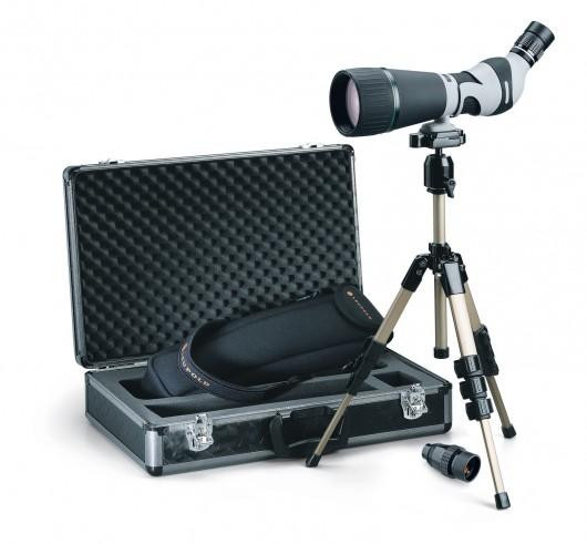 Blemished Leupold Kenai 30x 25-60x80mm Hd Angled Spotting Scope Kit - Gray/black - 119039
