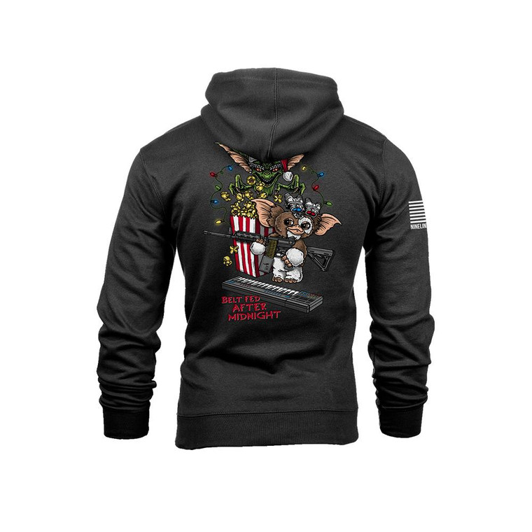 Nine Line Belt Fed Hooded Sweatshirt Black 2xl - BELTFED-DT6100-BLACK-2XL