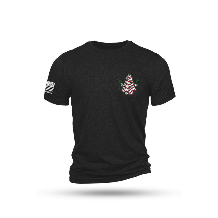 Nine Line Cake Tree Triblend Short Sleeve Shirt Black 3xl - CAKETREE-TSTRI-CHARCOALBLACKTRIBLEND-3XL