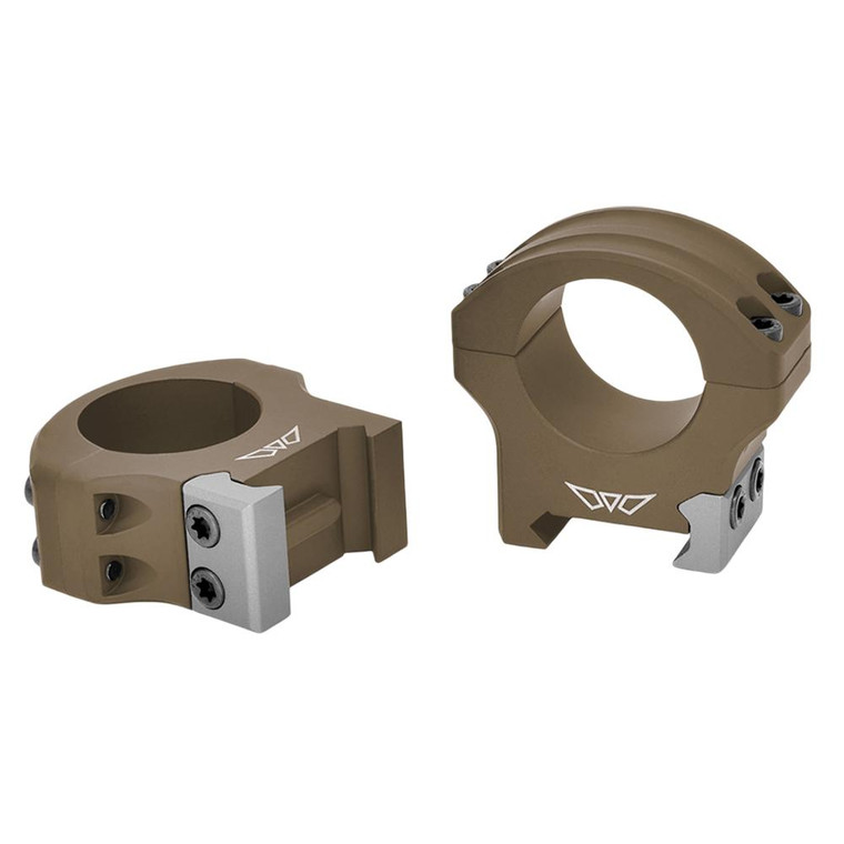 Warne Hyperlite 1 Inch Medium Dark Earth Scope Rings - 8501DE