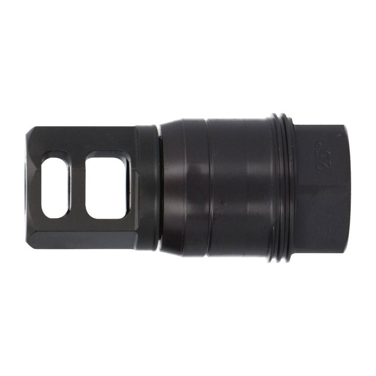 Sig Sauer Clutch-lok Tapered Qd Muzzle Brake For Slx/slh Suppressors 7.62mm Black - SL-762-58X24-25DEG-M