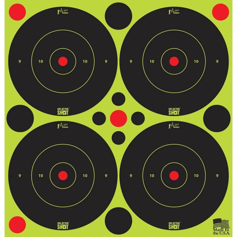 Pro-Shot Products - Pro-shot 3" Green Bullseye 48 Pk - PROSH