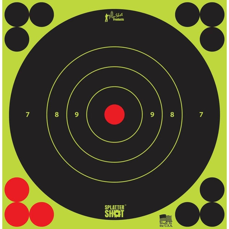 Pro-Shot Products - Pro-shot 6" Green Bullseye 12pk - PROSH