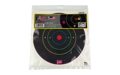 Pro-Shot Products - Proshot 8" Multi Clr Bullseye 6pk - PROSH