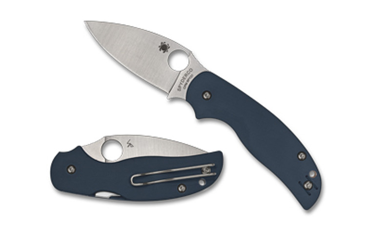 Spyderco - Spyderco Sage 5 Cpm Spy27 3" Blue - SPY Spyderco - Spyderco Sage 5 Cpm Spy27 3" Blue - SPY