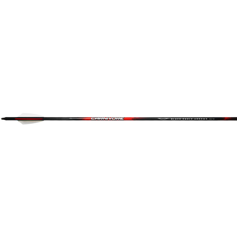 Black Eagle Carnivore Arrows - .003 250 2.5 in. Shield Cut 6 pk. - 33798