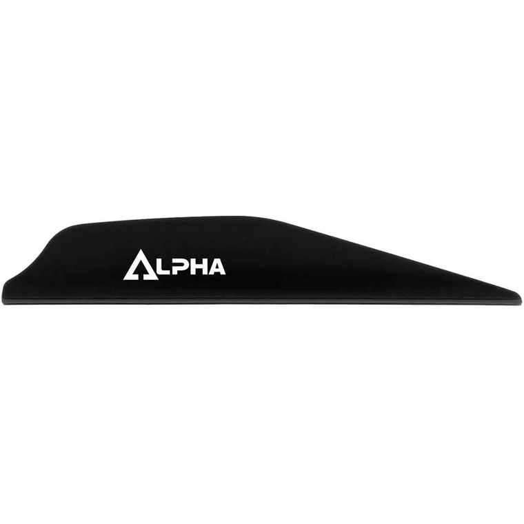 Bohning Alpha Vanes - Black 100 pk. - 101062BK28