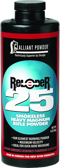 Alliant RELODER 25 Smokeless Heavy - Magnum Rifle Powder 1 Lb State Laws - RELODER 25