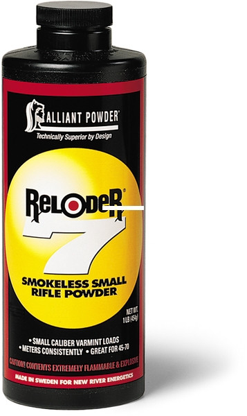 Alliant RELODER 7 Smokeless Small - Bore Rifle Powder 1 Lb State Laws - RELODER 7