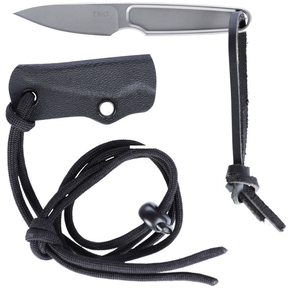 CRKT 7066 HangTi, Fixed Blade Knife - w/Sheath, Blade Length 1.68" - 7066