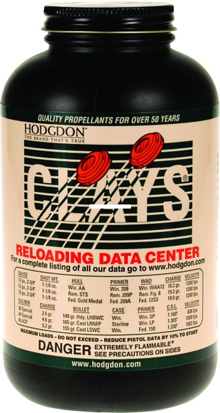Hodgdon CLAYS Pistol/Shotshell - Smokeless Powder 14 Oz, State Laws - CLAYS
