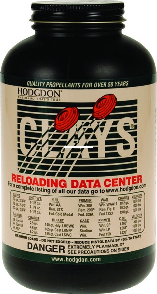 Hodgdon CLAYS8 Pistol/Shotshell - Smokeless Powder 8 Lb Keg, State - CLAYS8