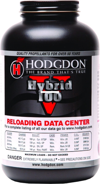 Hodgdon HY1001 Hybrid 100V - Smokeless Rifle Powder 1Lb State - HY1001