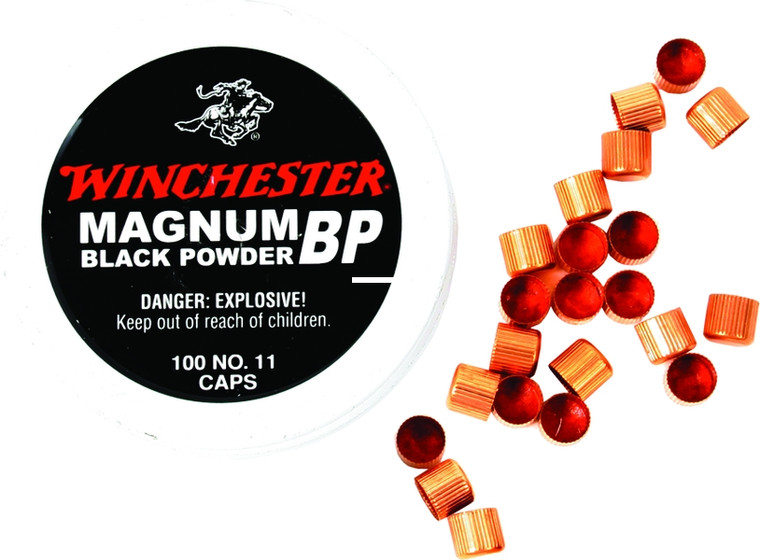 Winchester SML11 Magnum Black - Powder Percussion Caps No 11, 100 pk - SML11 Winchester SML11 Magnum Black - Powder Percussion Caps No 11, 100 pk - SML11