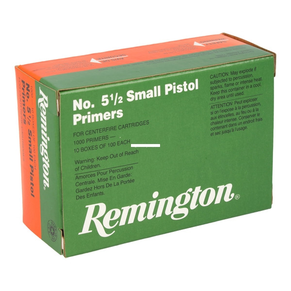 Remington X22626 Centerfire Primers - 5-1/2 Small Mag Pistol Primers - X22626