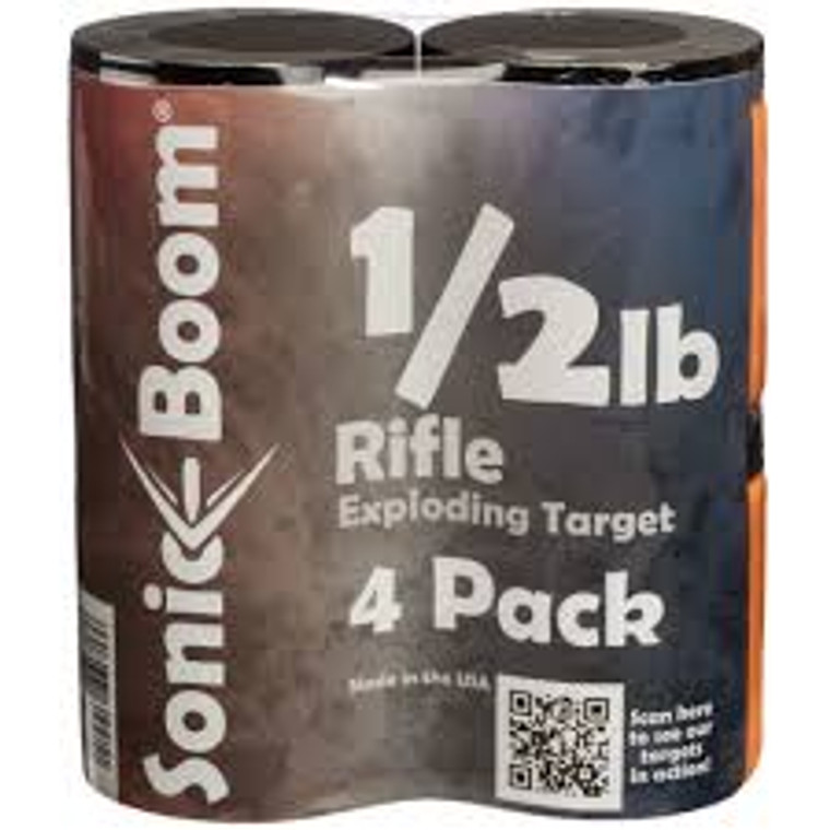 Sonic Boom - Exploding Target - 1/2 Lb Rifle 4pk - SBTHP4P