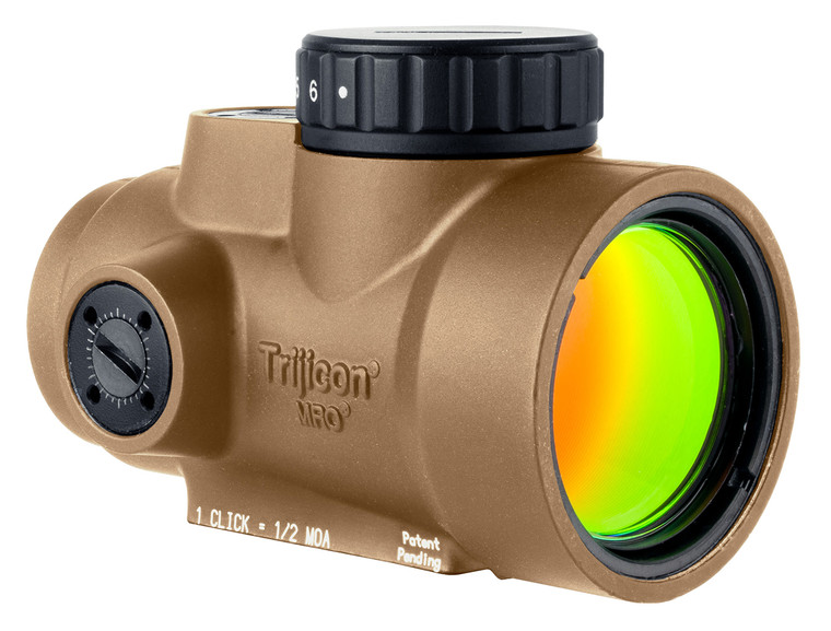 Trijicon 2200325 Mro Sd Coyote Tan 1x25mm 2 Moa Red Dot Reticle