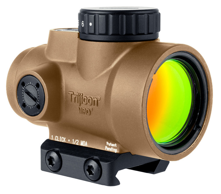 Trijicon 2200326 Mro Sd Coyote Tan 1x25mm 2 Moa Red Dot Reticle Low Mount
