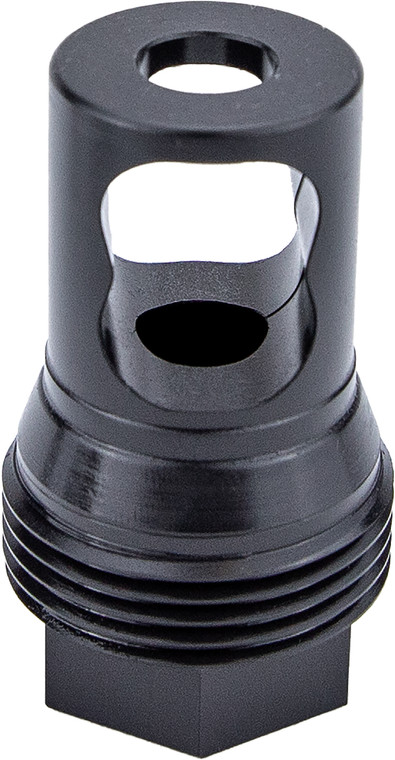 Kgm Atmbs3 R50t Taper Muzzle Brake Black Nitride Steel 34x24 Threads