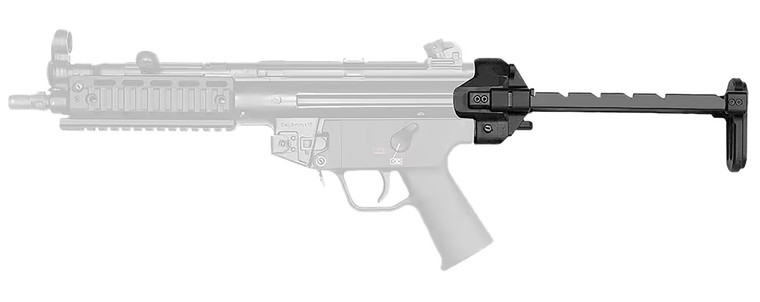 Bt Firearms Bt200590 Telescopic Steelaluminum Fits Hk Mp5 Retractable