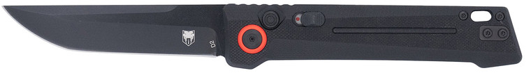 Cobratec Ctifrblk Inferno 3.50 Otf Tanto Plain Black Ticn D2 Steel Blade 4.75 Black Textured Handle