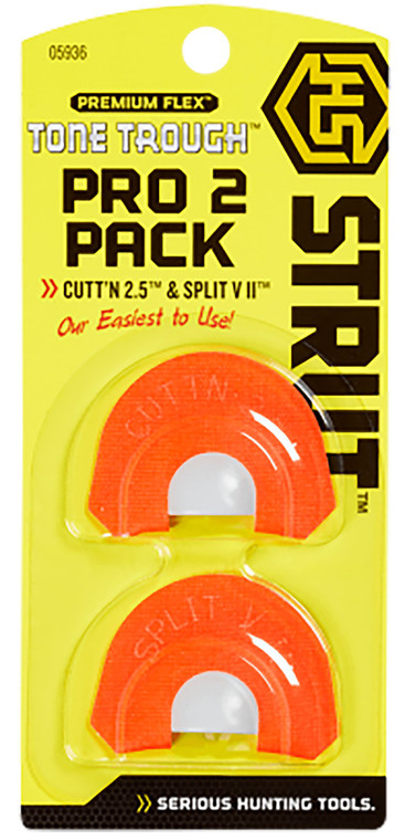 Hunters Specialties Hsstr05936 Tone Through Pro 2 Turkey Sounds Orange 2 Pack