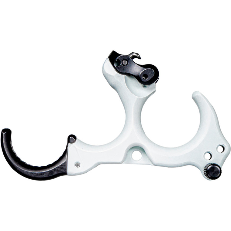 Tru Ball Honey Badger Claw Flex CK Release Cloud White Cerakote 3 Finger Medium - THBF-CKWH-M