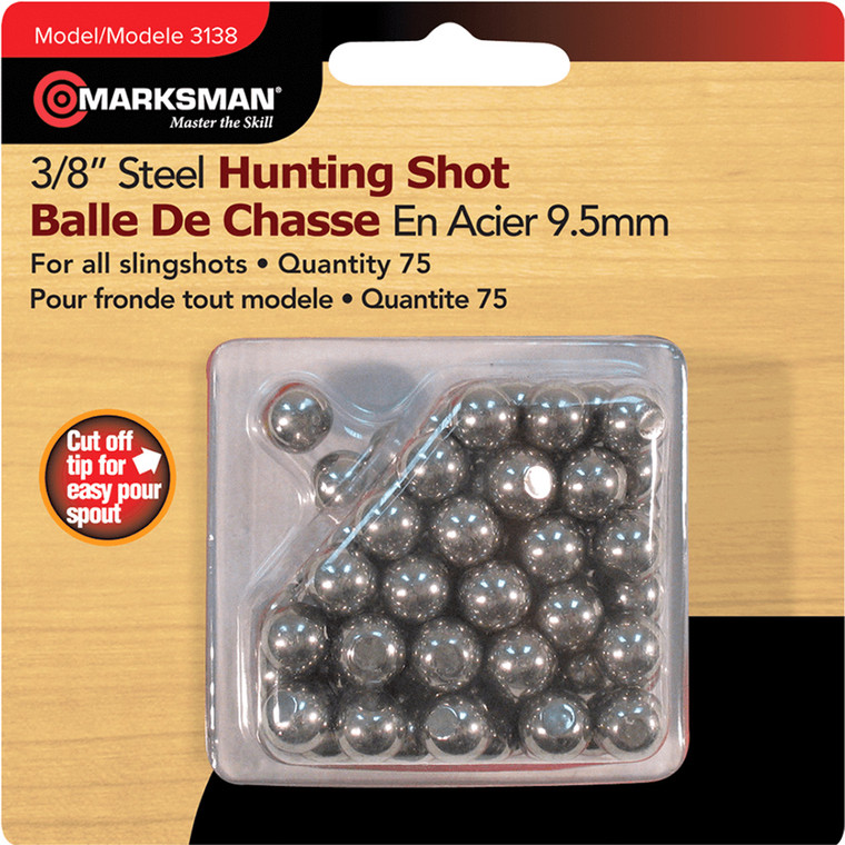 Marksman Steel Shot 3/8 75 ct. - 3138
