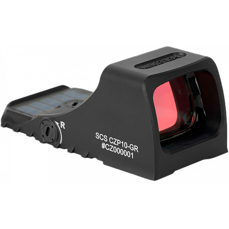 Holosun SCS Solar Charging Sight Dot Green Multi-Reticle Black CZ P10 - SCS-P10-GR