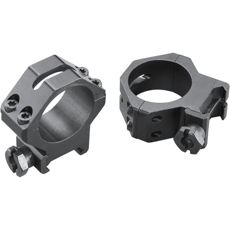 Weaver Classic 4Hole Skeleton Rings Matte Black 30mm Medium Clamshell Pack - 48365