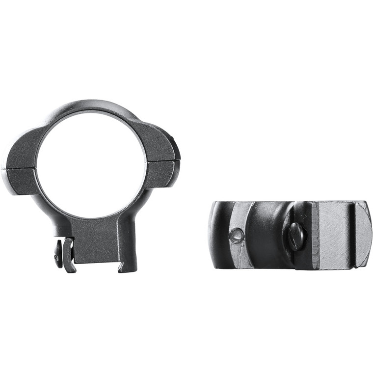 Weaver Grand Slam Rimfire Steel Rings Matte Black 1" .22 Style High Clamshell Pack - 49213