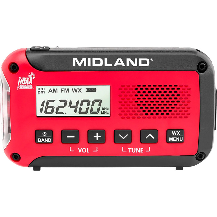 Midland Emergency Radio w/ AM/FM/Weather Alert. - ER10VP