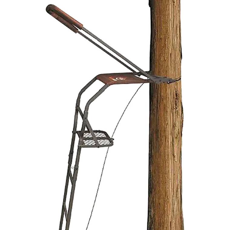 Trophy Treestands Maxgrip Deluxe Ladderstand Single Person 16 ft. - HVL100R