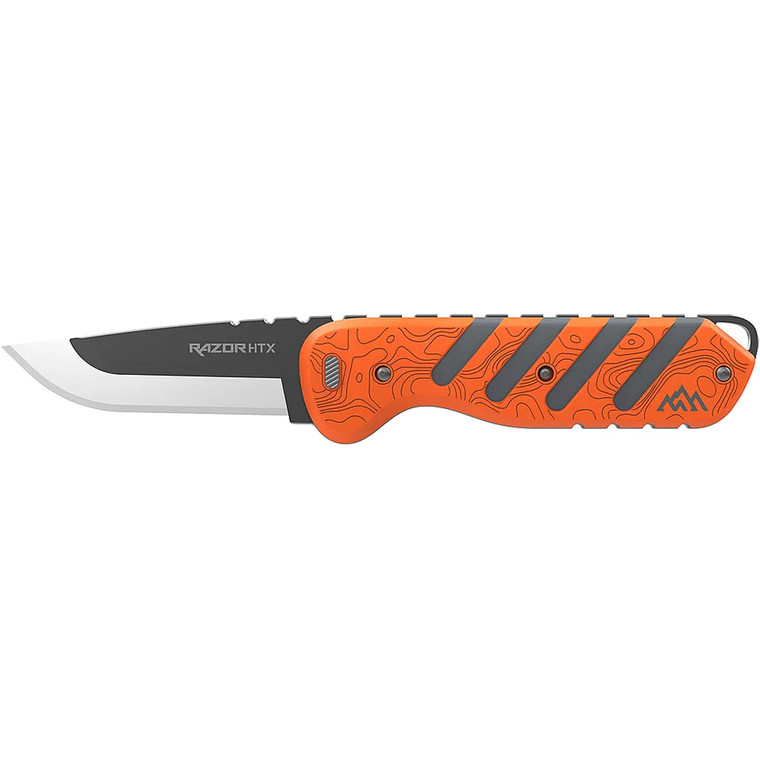 Outdoor Edge Razor Htx 3.0" Fixed Orange/Gray, 6 Blades - HTX30B-6C